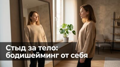 Стыд за тело: бодишейминг от себя и как его остановить